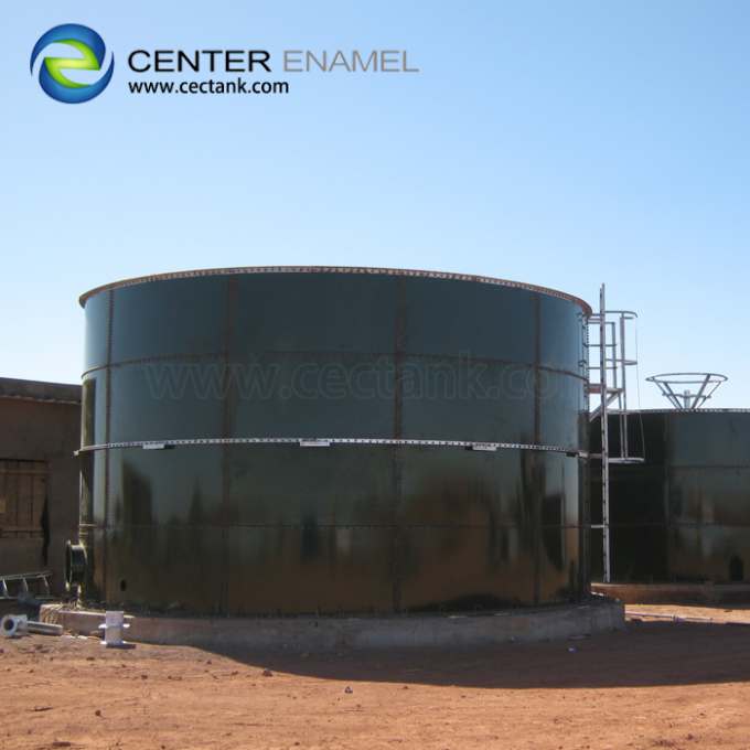 انسحب الزجاج تنصهر إلى الصلب خزانات المياه الصناعية لتخزين المياه الصناعية