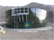 خزانات تخزين المياه ذات الحماية من الحرائق ذات السعة الكبيرة المغطاة بالزجاج 0.25 ~ 0.4 مم سمك الطلاء المزدوج