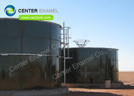 خزانات فولاذية محاطة بالزجاج المسمر في الوسط لتخزين مياه الشرب