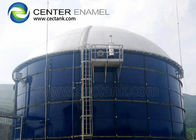 خزانات تخزين مياه الصرف الصحي من الفولاذ في مشروع معالجة مياه الصرف الصحي البلدية