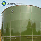 90000 جالون زجاجية محاطة الصلب خزانات تخزين المياه المسالة لمشروع معالجة المياه المسالة في مدافن النفايات