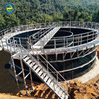 لوحات فولاذية 12 ملم خزانات معالجة مياه الصرف الصحي لمشاريع معالجة مياه الصرف الصحي