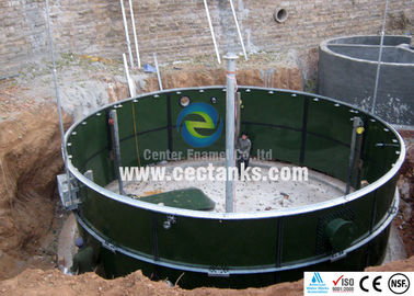 خزانات تخزين مياه الصرف الصحي المغلفة بالمينا في معالجة المياه بواسطة مركز المينا