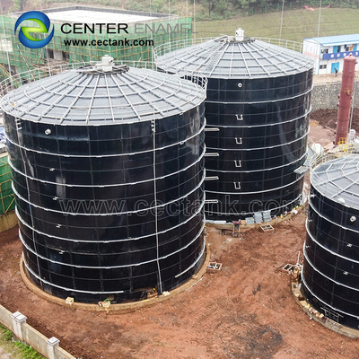 خزان المياه الأسطواني من الفولاذ GFS لمشاريع مياه الري الزراعية