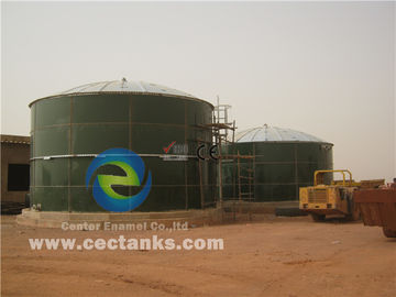 أكثر من 2000 متر مكعب خزانات تخزين المياه الزجاجية مع سقف سطح الألومنيوم ART 310 الصف الحديدي