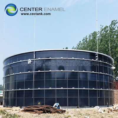 مركز الإيناميل يقدم خزانات فولاذية مشددة لمشروع مياه الصرف الصحي