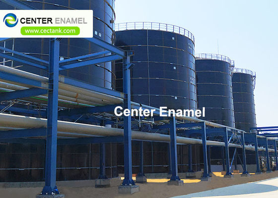 خزانات تخزين السوائل الفولاذية المشدودة لمعالجة مياه الصرف الصحي من النفط والغاز