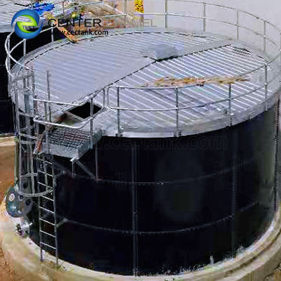 NSF 61 خزانات الفولاذ المشدودة لتخزين إمدادات المياه الطارئة