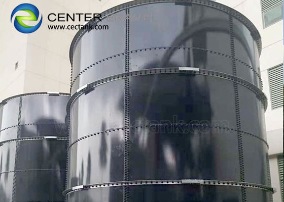المقاومة للكسر الزجاجية المطوية بالفولاذ خزانات المياه الصناعية لتخزين السائل