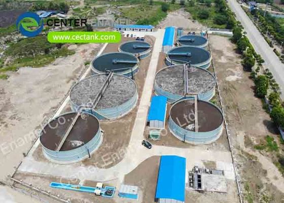 20000 متر مكعب خزانات تخزين الصرف الصحي للمدينة مشروع معالجة مياه الصرف الصحي