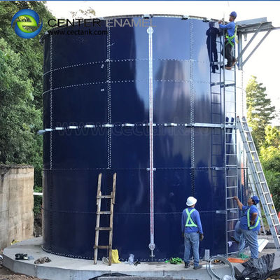 صهاريج تخزين مياه الصرف الصحي وخزانات تخزين النفايات السائلة GFS لمشروع معالجة مياه الصرف الصحي