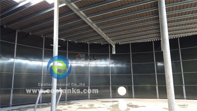 أكثر من 2000 متر مكعب خزانات تخزين المياه الزجاجية مع سقف سطح الألومنيوم ART 310 الصف الحديدي 0
