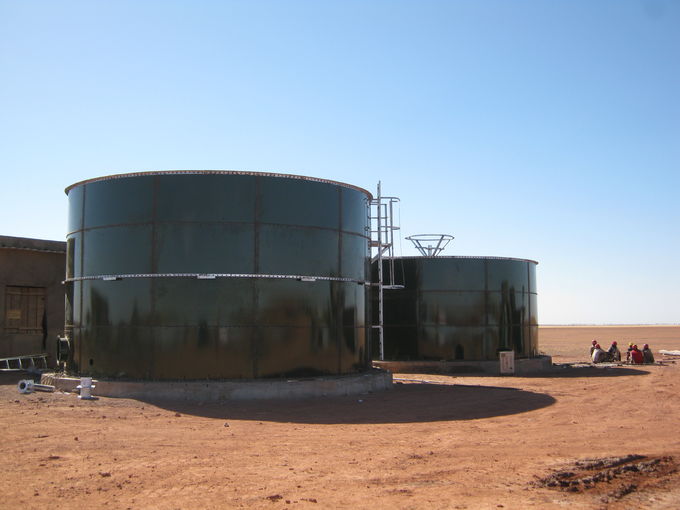 خزانات تخزين مياه الصرف الصحي المغلفة بالمينا في معالجة المياه بواسطة مركز المينا 0