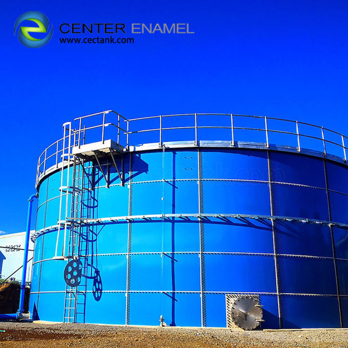 خزانات تخزين السوائل الفولاذية المشدودة لمعالجة مياه الصرف الصحي من النفط والغاز 0