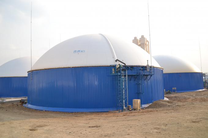 خزان الهضم اللاهوائي مزدوج الطلاء لصناعة معالجة مياه الصرف الصحي 1