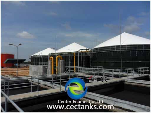 20 متر مكعب سعة مخازن GFS محطات معالجة مياه الصرف الصحي WWTP للمشروع الصناعي والبلدي 1