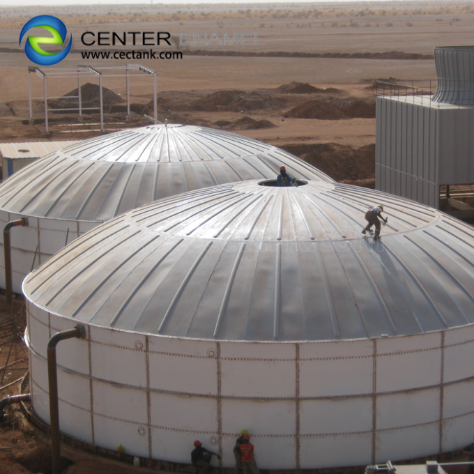 سعة خزانات المياه الصناعية ذات الزجاج المصهر إلى الصلب من 20 متر مكعب إلى 20000 متر مكعب