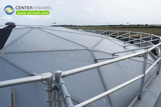 سقف القبة من الألومنيوم المقاوم للتآكل لخزانات الفولاذ الكربوني 0