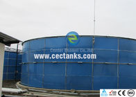 خزانات الفولاذ المزدوجة المزدوجة الزجاجية NSF - 61 شهادة لتوفير المياه / التخزين
