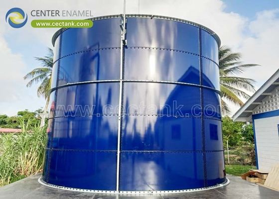 مركز الزجاج المسمار المذاب إلى الصلب خزانات مياه الحريق مع شهادة NSF: حل موثوق به وآمن لحماية الحرائق