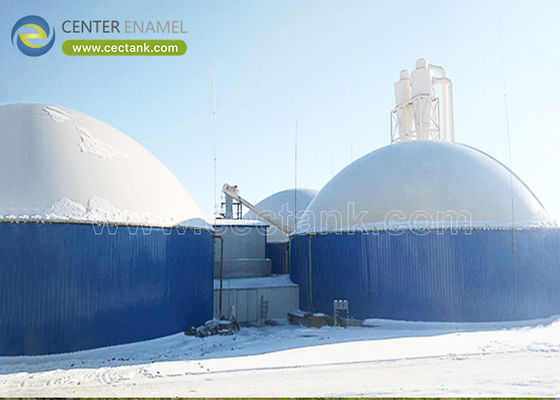 مفاعلات CSTR الفولاذية المغطاة بالزجاج: الحل المثالي لمصانع الغاز الحيوي