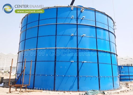 تأمين الموارد المائية المستدامة مع خزانات تخزين تجميع المياه الفولاذية ذات الطلاء الايبوكسي الممتاز