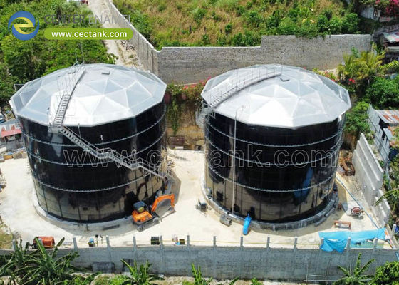 المسمار المركزي: تحسين أداء خزان احتواء مياه الصرف الصحي والإشراف على البيئة مع أسطح القبة الألومنيوم المتقدمة