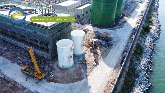 خزانات فولاذية مكسوة بالإيبوكسي ومثبتة بمسامير للمياه الصالحة للشرب: تخزين موثوق به لمياه الشرب