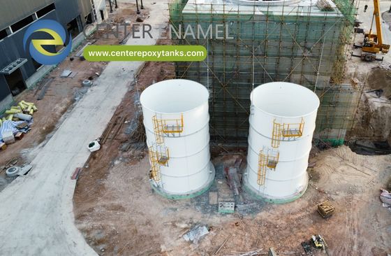 خزانات فولاذية مطلية بالإيبوكسي ومثبتة بمسامير لتخزين المواد الغذائية: تفي بمعايير سلامة الأغذية الصارمة