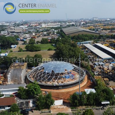 سقف القبة من الألومنيوم لخزانات تحلية مياه البحر: تم بناؤه ليتحمل البيئات القاسية المالحة