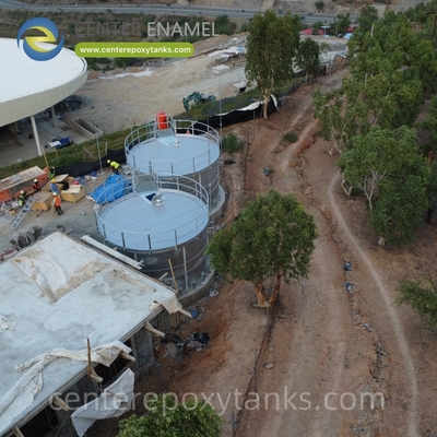 Galvanized Steel tank for Fire Suppression: Provides essential water containment.