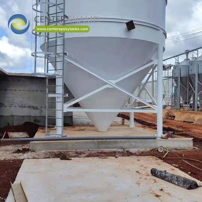 خزان التخزين المصنوع من الفولاذ المقاوم للصدأ لحمأة الغاز الحيوي: حل مرن ومتكافئ