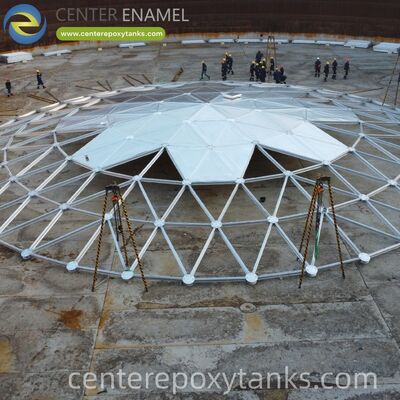 Aluminum Dome for Regulation Tanks: Ensures Protection and Minimal Evaporation for Water Used to Manage System Pressures or Levels