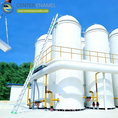 سقف عائم خارجي لخزانات الزيت الصناعية المصنوعة من الفولاذ الكربوني الملحوم: يحمي زيوت العمليات من الرطوبة والتلوث الجوي