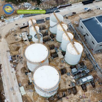 خزانات الفولاذ المشدودة كخزانات تخزين الحبوب: وحدات متعددة الاستخدامات وسرعة التثبيت للاحتياجات المختلفة لإدارة الحصاد الزراعي.