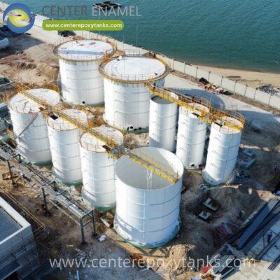 Bolted Steel Tanks as industrial liquid storage tanks: Engineered to hold various chemicals and process fluids with high-performance liners.