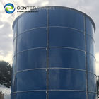 طلاء البورسلين المسمار خزانات مياه الأمطار / 100000 جالون خزانات مياه الأمطار الفولاذية المشدودة
