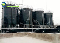خزانات المياه الصناعية من الفولاذ الزجاجي المقوى 30000 جالون مقاومة الحمض والقلي