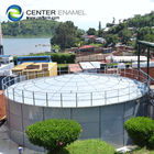 500KN/Mm خزانات تخزين مياه الصرف الصحي أساس الفولاذ المصبوب بالخرسانة أو الزجاج