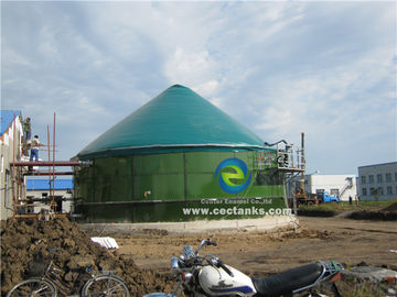 معالجة مياه الصرف الصحي جهاز هضم خزان معالجة مياه الصرف الصحي مع 0.25mm - 0.4mm سمك الطلاء