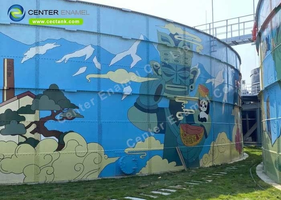 خزان الكربون الصلب المصقول لمحطة معالجة مياه الصرف الصحي في سيتشوان تشنغدو
