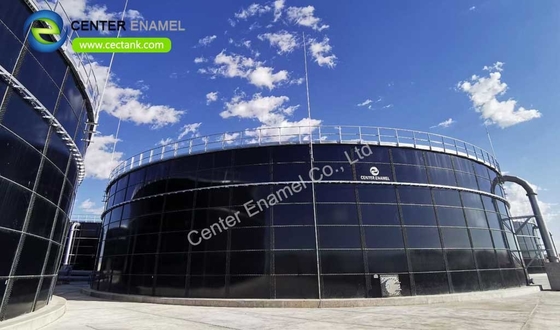 خزانات مفاعل CSTR ذات اللون الأخضر الداكن لمياه الصرف الصحي والمياه المالحة