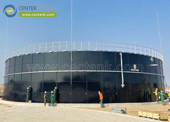 حاويات مضادة للالتصاق من الزجاج إلى الفولاذ للماء الشرب والطين والهضم اللاهوائي وتخزين الجمل