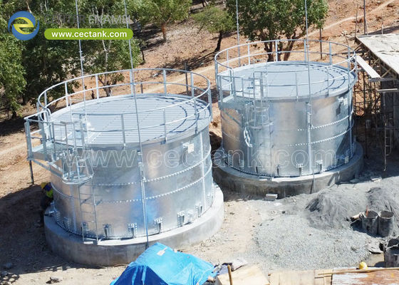 التنمية الحضرية الصديقة للبيئة خزانات الفولاذ المغلفة لأنظمة إعادة استخدام مياه الأمطار على نطاق المجتمع