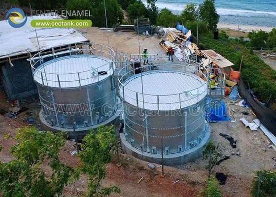 خزانات فولاذ مجلفن لتخزين مياه الري للمناظر الطبيعية