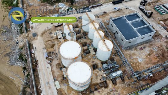 خزانات الفولاذ المغطاة بالبوكسي للمياه الحارقة: احتواء خاص للسلامة من الحرائق