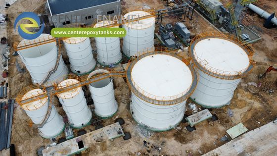 الخزانات المزدوجة من الفولاذ المطلي بالبوكسي لحفظ المياه الصرفية: مخازن معالجة مياه الصرف الصحي مؤقتًا
