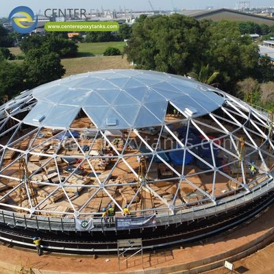 سقف قبة من الألومنيوم لخزانات تخزين البترول: يتحكم في انبعاثات المركبات العضوية المتطايرة ويقلل من فقدان التبخر