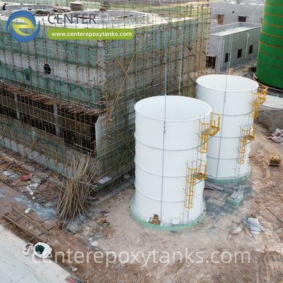 خزان مطلي بـ FBE لمعالجة مياه الصرف الصحي الصيدلانية - يوفر احتواءً آمنًا ومقاومًا لتصريفات المواد الكيميائية المتخصصة.