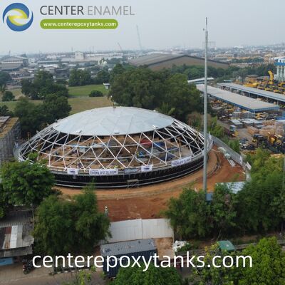 سقف عائم خارجي لخزانات تخزين مواد التشحيم الفولاذية الملحومة: يحمي مواد التشحيم عالية القيمة من الرطوبة والملوثات المتدهورة